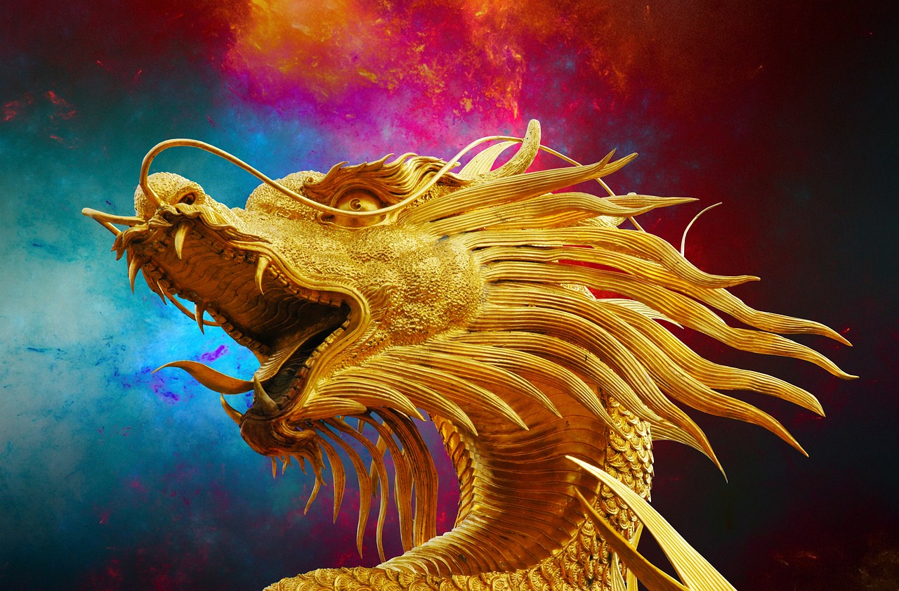 golden dragon head (Dragons Den Entrepreneur TV show reference)